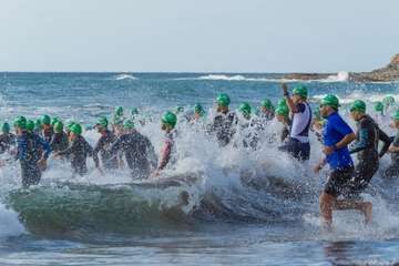El XXVIII Triatlón de Salinetas-Telde (Foto Antonio Rico)